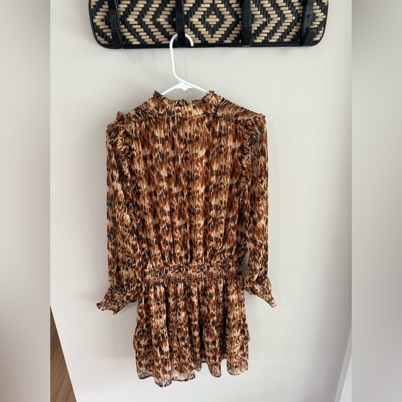 Dress Forum Los Angeles Leopard Print Ruffle Mini Dress - Size Medium - NWT - Picture 10 of 15